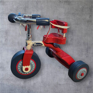 Vintage American Doll Pleasant Company Bitty Baby Metal Red/Wht/Bl Tricycle 2003